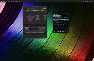 macOS inspector in dark mode