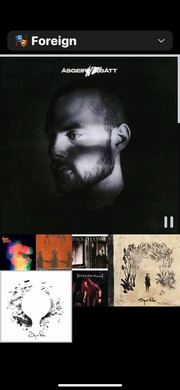 Collections view showing organised album groups