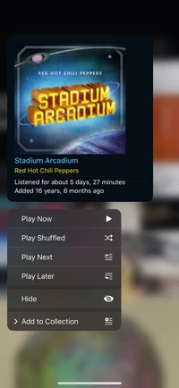 Context menu