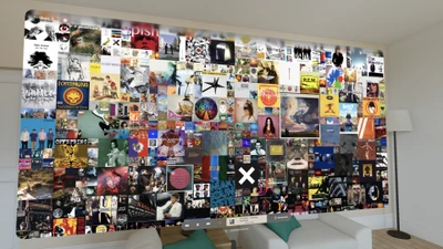 visionOS albums view